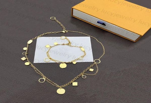 

elegant necklace bracelet fashion designer bracelets necklaces for woman temperament exquisite jewelry 832185, Silver