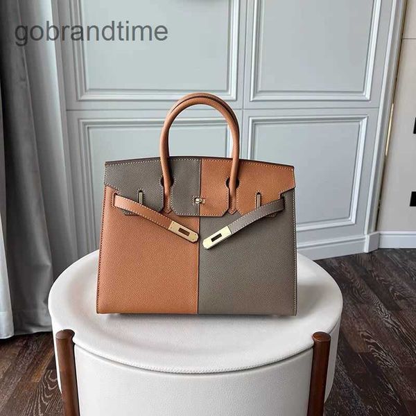 

outseam hands outlet patty designer cow h bags burkin berkin patchworkpalm bag leather color handbags handheld women's fashion j348