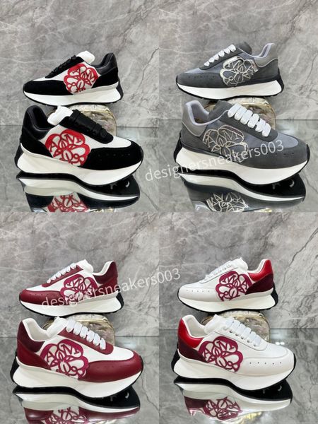 

2023casual shoes platform trainers denim monograms shoes rubber canvas leather sneaker fashion casual shoes sports shoes, Black
