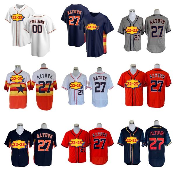 

2023 baseball jerseys alvarez jersey 44 alvarez 7 biggio 27 jose altuve 34 nolan ryan george springer michael yuli gurriel 2 alex bregman, Blue;black