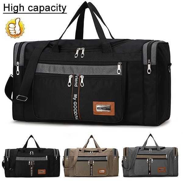 

duffel bags oxford travel bag handbags large capacity carry on luggage bags men women shoulder outdoor tote weekend waterproof bag j230327