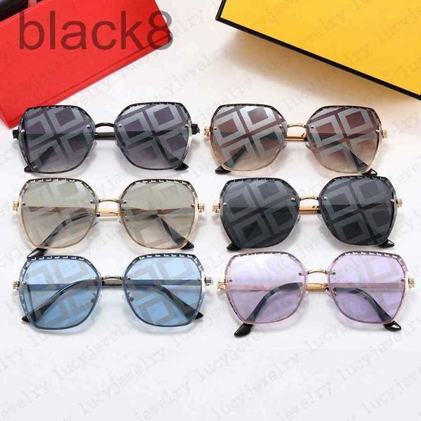 

designer designer sunglasses carry letters on the lens classic element glasses full frame adumbral design for man woman 6 styles options o9e, White;black