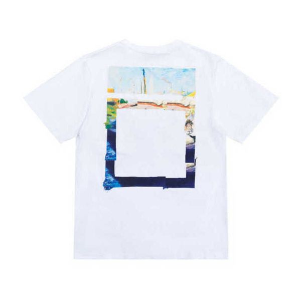 

summer designer luxury men's t shirt offs back arrow x letters brand print women t-shirt casual cotton tees t-shirts hip hop short sle, White;black