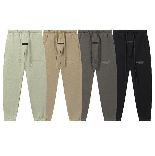 

men's pants fashion branded sweatpants men casual joggers cotton designer pants fleece, Black
