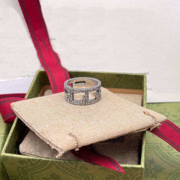 

woman band rings designer fashion gouble g wedding ring luxury jewelry women men gift ggity 454544, Silver