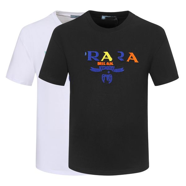 

2023 men's t-shirts designer shirt 3d printing mens tees and womens t-shirt ss anti-wrinkle classic loose luxury men's t-shirts.sc, White;black