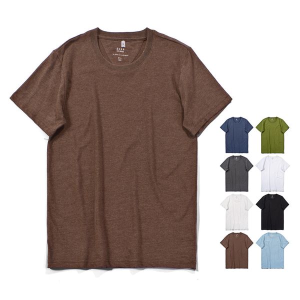 

men's tshirts 2g cotton tshirt summer solid color round neck thin shortsleeved mens tee shirt casual sweat quickdry shirts 23327, White;black