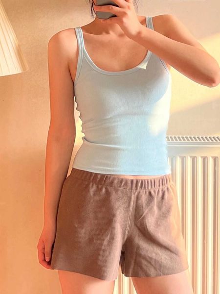 

camisoles tanks casual women soft cotton o neck vest summer fashion ladies high street sweet vest female solid color short 230327, Black;white