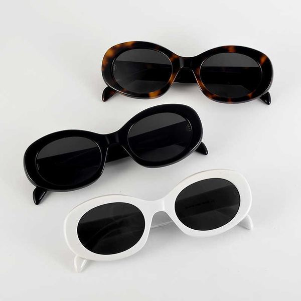 

frames high triumph ce sunglasses cl40194 plate oval sun protection shenzhen quality, White;black