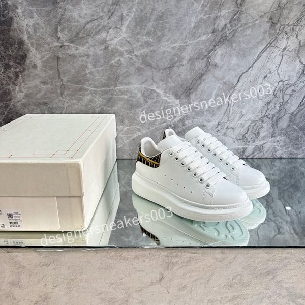 

new designer sneakers men shoes vintage suede sneaker fashion women shoe gold silver platform trainers calfskin leather runner trainer2023, Black