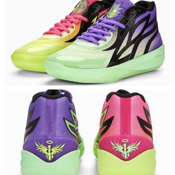 

buy lamelo ball mb1 mb2 rick morty shoes store men women queen city black red grey sport shoe trainner sneakers
