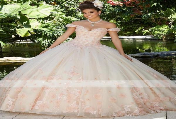 

new design beaded flowers ball gown quinceanera dresses luxury appliques debutante dress for vestido de 15 anos3966571, Blue;red