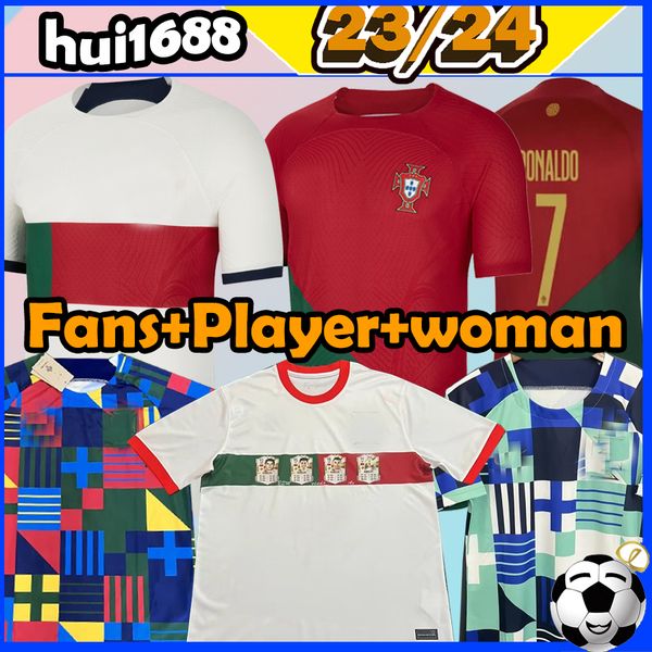 

23/24 portugals national team soccer jerseys portogallo 23 24 special training pre-match ronaldo fernandes joao felix bernardo diogo j. pepe, Black;yellow