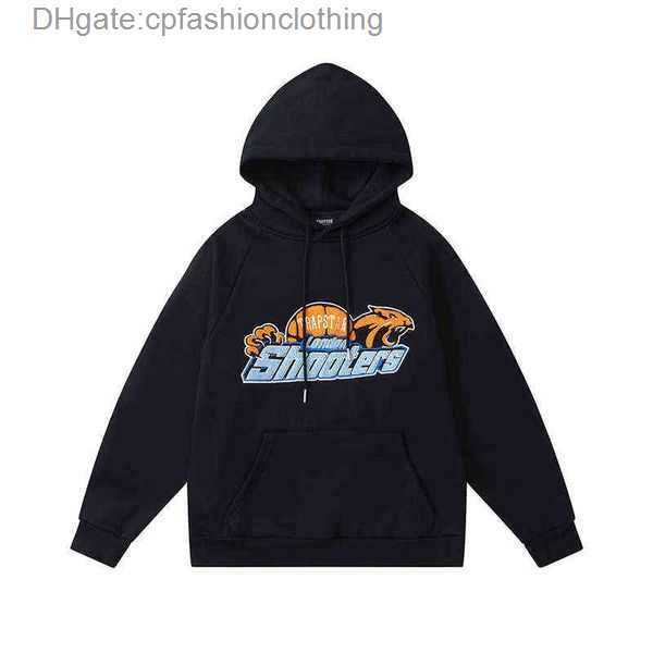 

men's hoodies sweatshirts tiger head trapstar towel embroidered hoodie men woman heavy fabric fleece trapstar sweater hooded 15tvnl, Black