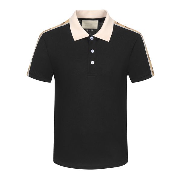 

custom golf polos luxurious design wrinkle resistant sweat absorbing polo casual comfort short sleeve polo fashion slim fit prince polo m-3x, White;black
