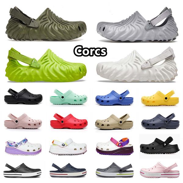 

salehe bembury x crocs sandals polle x clog slippers stratus crocodile menemsha cucumber urchin summer slides for men and women, Black