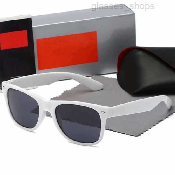 

men sunglass classic brand retro women sunglasses 2023 luxury designer eyewear ray 2140 eyeglasses frame designers adumbral bans sun glasses, White;black