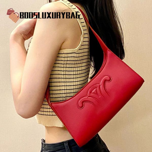 

cc bag triomphe tote bags leather handbags designer luxury messenger niche design small shoulder coin purse bag