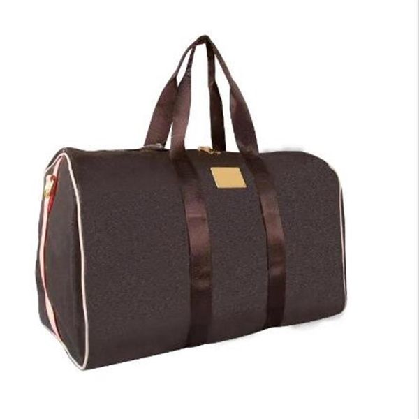 

luxury 2019 brand men women travel bag pu leather duffle bag brand designer luggage handbags large capacity sports bag347v