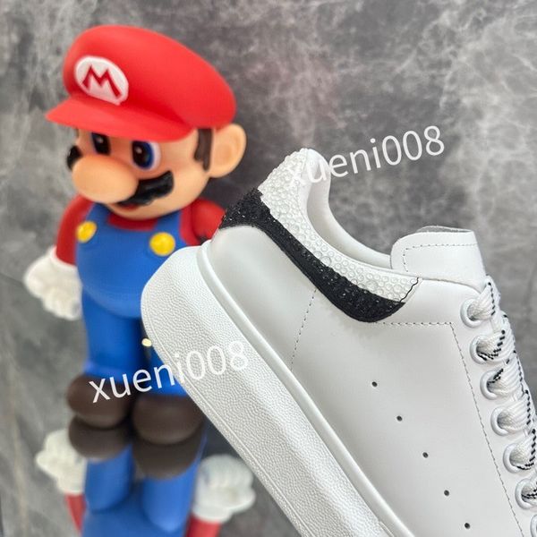 

2023designer sneakers casual shoes reflective shoes vintage suede leather trainers all-match stylist sneaker leisure shoe platform lace-up p, Red;white