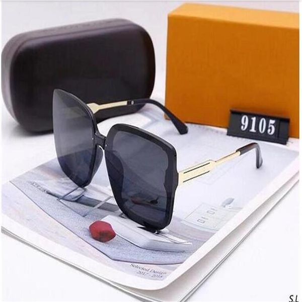 

fashion round sunglasses eyewear sun glasses designer brand black metal frame dark 50mm glass lenses for mens womens better brown 153y, White;black