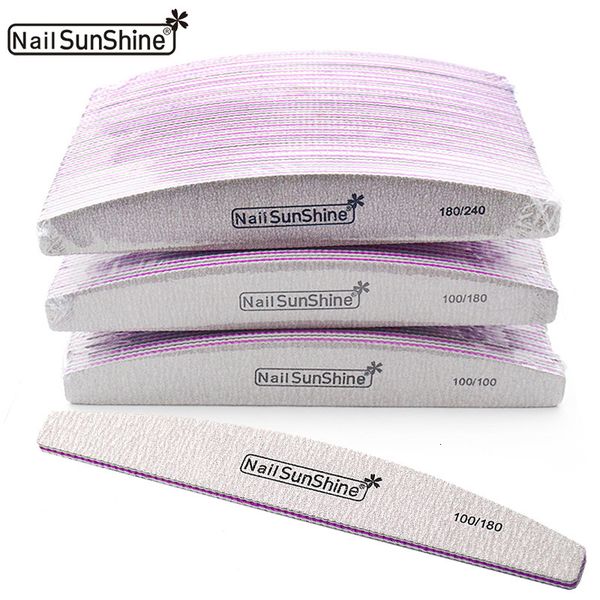 

nail files 50pcslot gray nail art sanding files 100180240 nail file polish buffing boat lime a ongle professional manicure 230325
