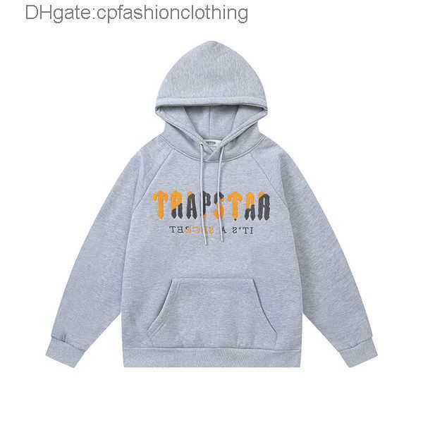 

men's tracksuits trapstar london hoodie men woman tiger towel embroidery shooters letter pullover fleece hooded sweatshirtsmen' 19, Black