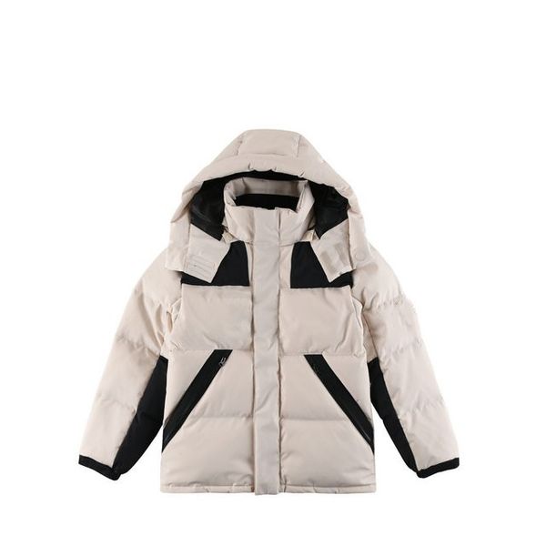 

down jacket men's winter 2023 new fashion couple dress youth thickened thermal stand neck jacket, Black