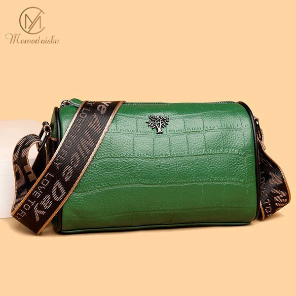 

evening bags 2022 new wide shoulder strap female handbags purses women crossbody luxury designer genuine leather shoulder bag j230327