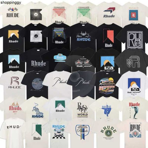 

t-shirts rhude t shirt oversized, White;black
