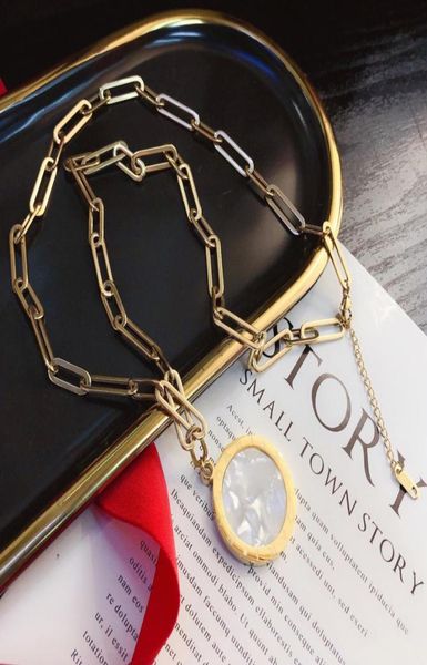 

luxury design double sided necklaces delicate charm pendant necklace high end designer jewelry accessories 18k gold plated selecte2023249, Silver