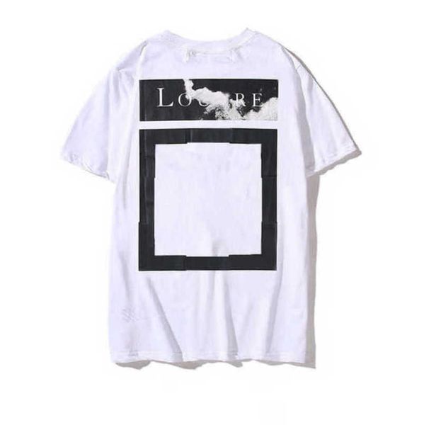 

offs designer luxury men's t shirt brand t-shirts back arrow x letters print women t-shirt casual cotton tees hip hop short sleeve cou, White;black