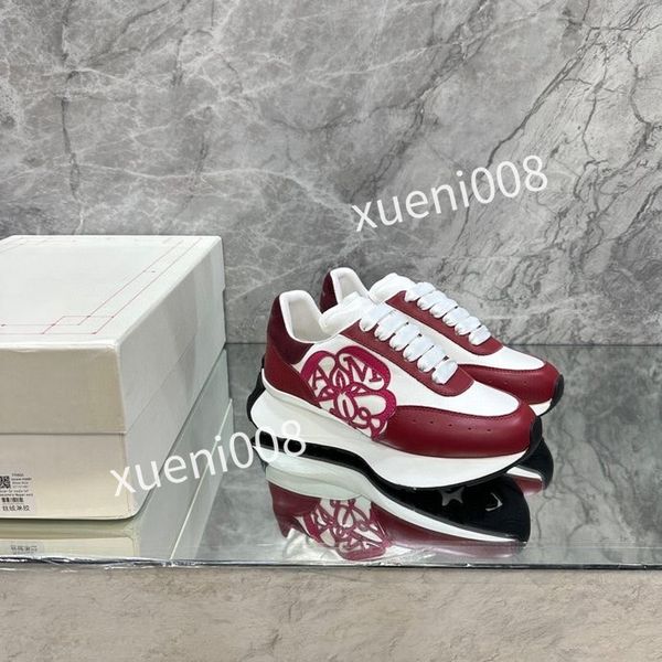 

new casual shoes designer men women shoe strawberry wave mouth tiger web print vintage trainer man womans variety of styles2023, Red;white