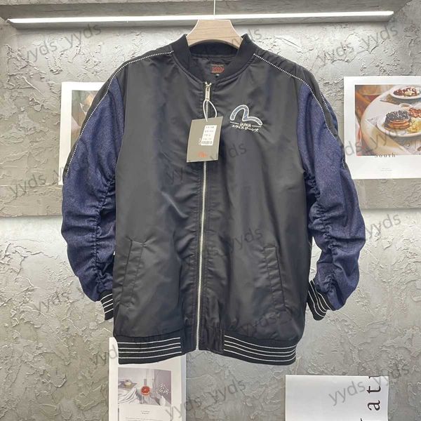 

men's jackets spring and autumn 2023 men's pilot jacket new embroidery baseball jersey men's and women's t230327, Black;brown