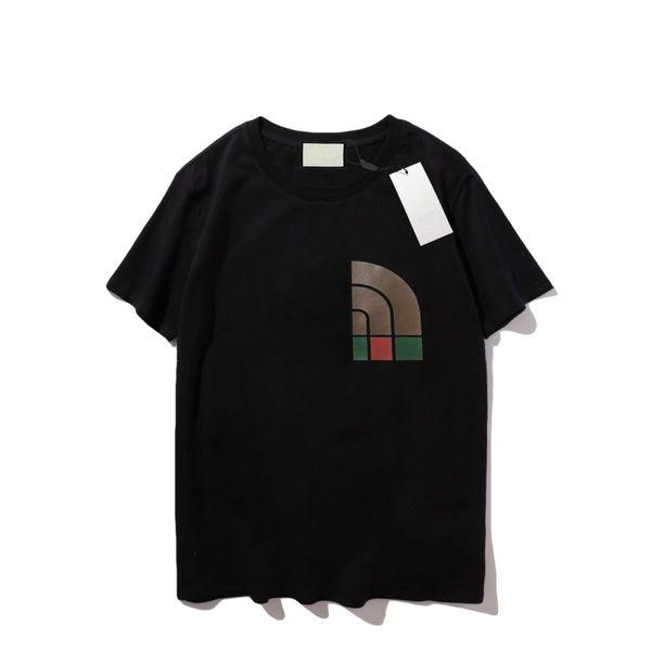 

022 summer men's designer t shirt suit casual men and women's t-shirt plaid printed short sleeve shirts selling high-end men hip-h, White;black