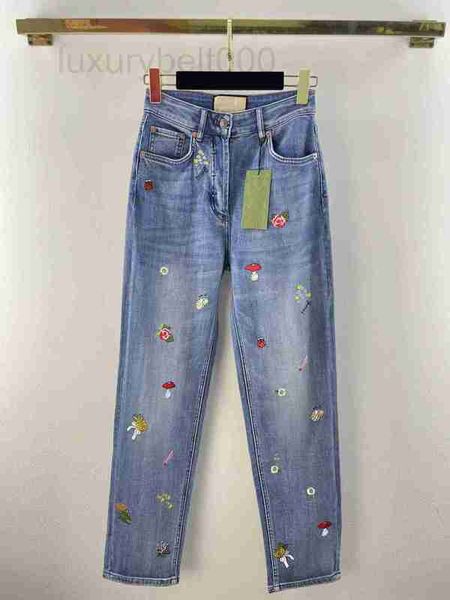 

women's jeans designer milan runway new autumn winter fashion pants brand se style luxury 0903-17 hukd, Blue
