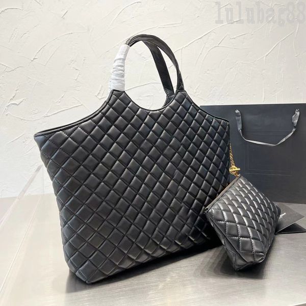 

mens use designer tote bag leather crossbody bag black solid mini size stainless steel plated gold decoration letters creative shoulder bags