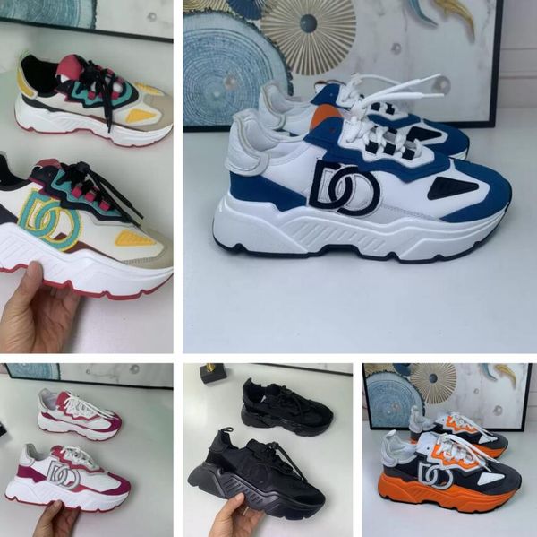 

2023 designer mens sneakers shoes low-daymaster trainers men suede leather famous brand casual comfort treaded runner sports, Black