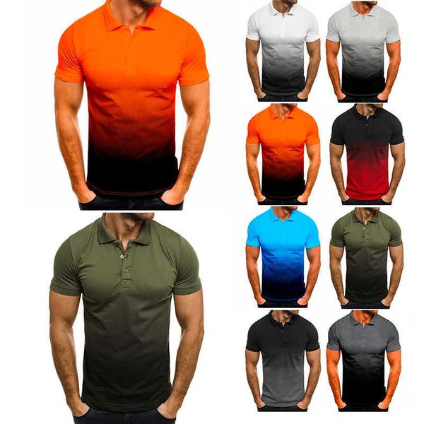 

diy t-shirt men short sleeve 3d print sport summer breathable casual polo shirts bodybuilding running t business fitness y2303, Black