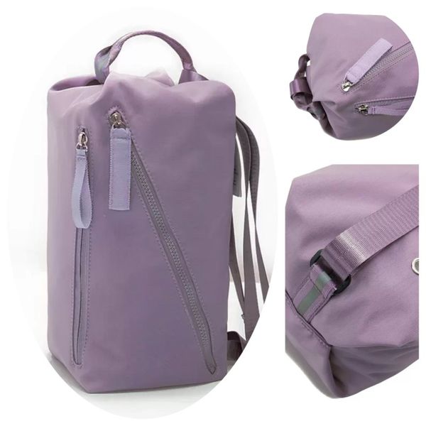 

lu yoga sports one shoulder messenger yoga shoulder bag waterproof medium luggage storage bag travel bags 9l capacity with logo