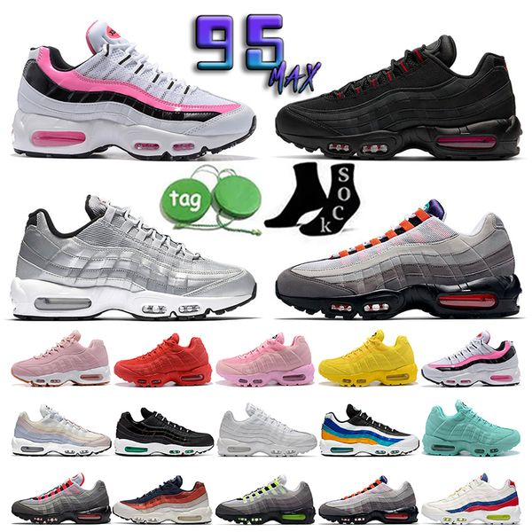 

95 lions running shoes 95s with box reflective safari sketch tour platinum matte yellow koi men shoe solar red earth day triple black earth