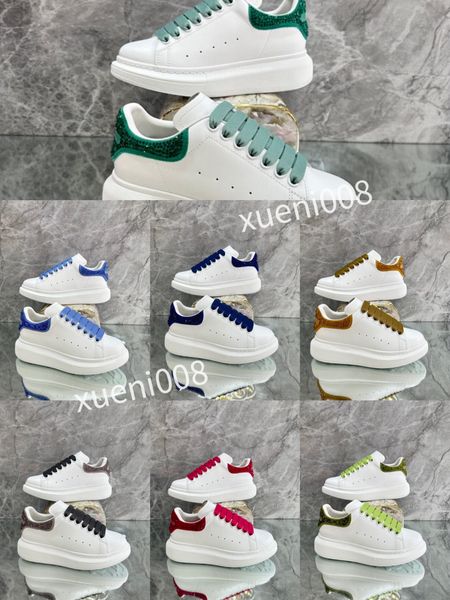 

new women designer sneakers casual shoes reflective shoes suede leather trainers stylist sneaker leisure shoes platform lace-up print2023, Red;white