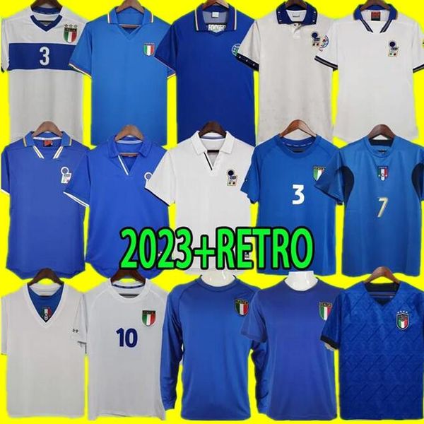 

2023 italy soccer jerseys retro 1979 1982 1988 1990 1994 1996 1998 2000 2002 2004 2006 football shirts t italia uniforms goalkeeper buffon m, Black