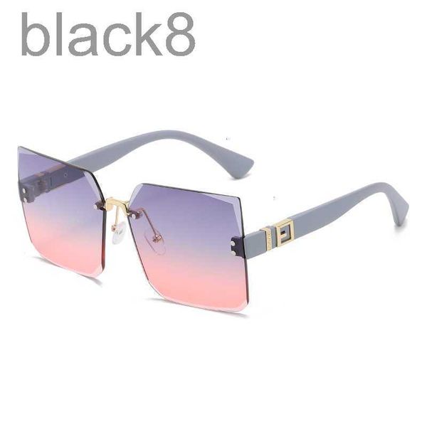 

sunglasses designer new style frameless fashion women uv resistant flow glasses fwee uzlr, White;black