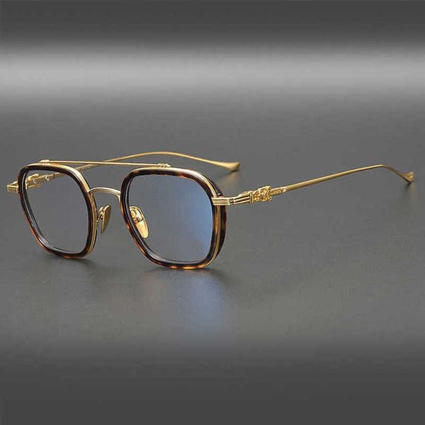 

luxury designer sunglasses 20% off japanese hand-made plate concave shape small eyeglasses frame men women round shell color matching degree, White;black
