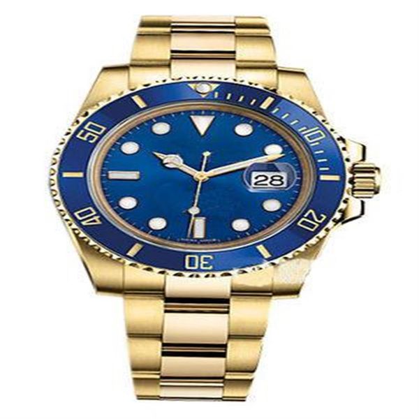

3a luxury mens watch sub m116618lb sapphire 40mm dial 316l stainless steel strap ceramic bezel automatic mechanical w214d, Slivery;brown
