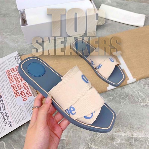 

2023 woman woodys flat mules slipper designer sandals summer outdoor pantoufle sliders non-slip rubber platform slide black multicolor lady