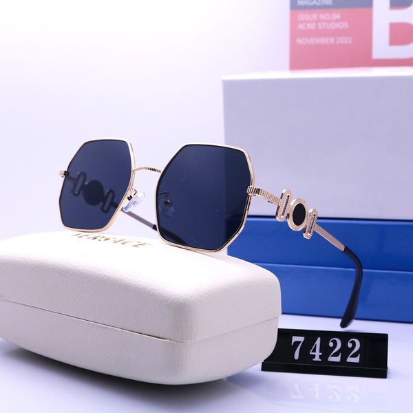 

luxury designer sunglasses popular retro mens sunglasses shiny gold summer fashion beach glasses for women with case, White;black