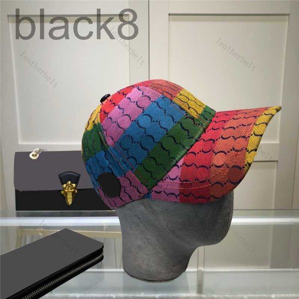 

designer transverse stripe peaked cap multicolour plaid ball caps novelty hip hop casquette outdoor street fashion accessories bv0l, Blue;gray