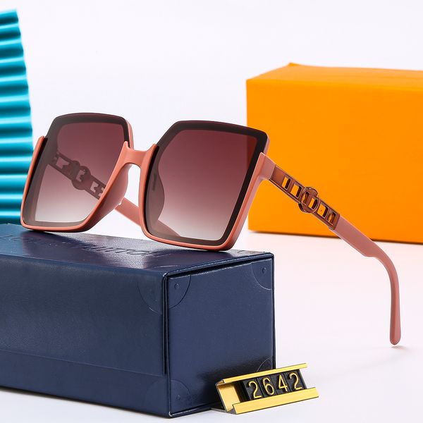 

sunglasses 2023 flower lens with letter designer brand sun glasses women men traveling sunglass black grey beach adumbral, White;black
